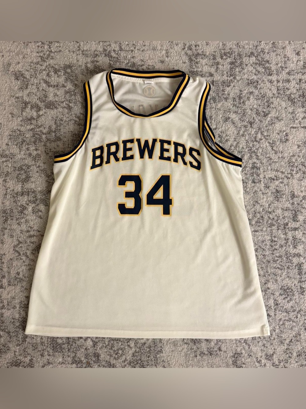 Giannis Antetokounmpo Milwaukee Brewers Basketball Jersey Size XL Like New